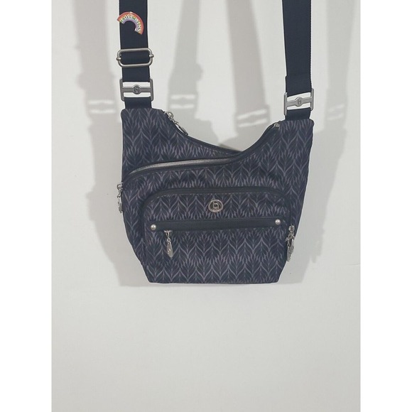 Baggallini Small Crossbody Zipper Inner Outer Pockets Adjustable Strap 10x10 Bag - Picture 3 of 12